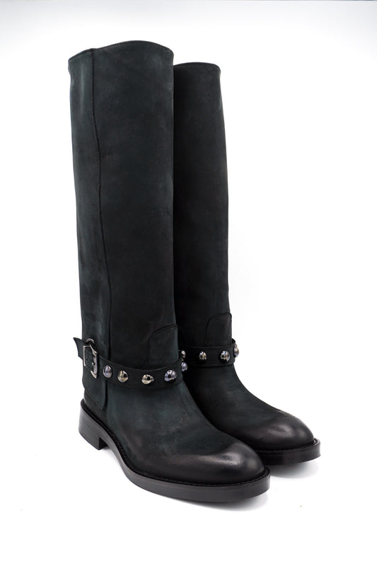 Noa A. Biker pelle Borchie